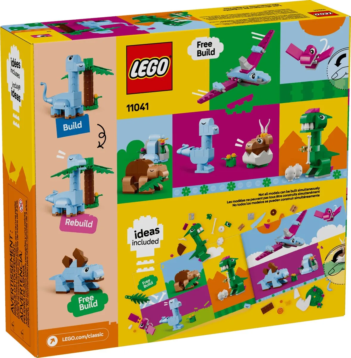 Конструктор LEGO Classic Творческие динозавры (11041) — фото 12
