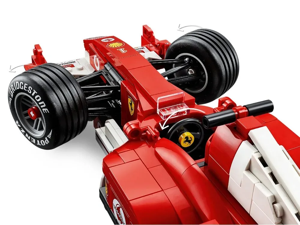 Конструктор LEGO Icons Ferrari F2004 і Міхаель Шумахер (11375) — фото 7