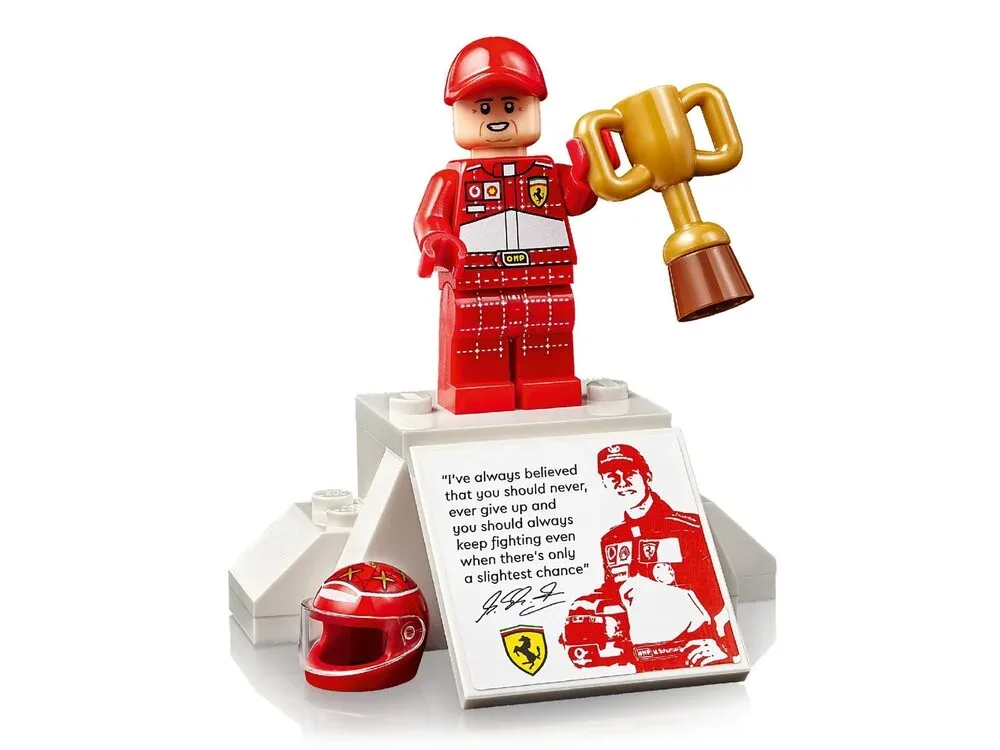 Конструктор LEGO Icons Ferrari F2004 і Міхаель Шумахер (11375) — фото 9