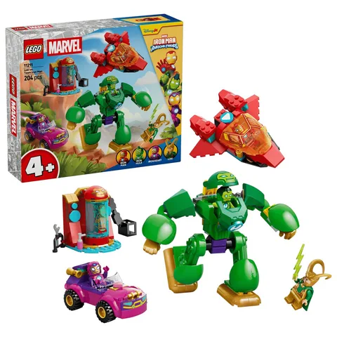 Конструктор LEGO Marvel Локи против команды Железного Человека (11211)