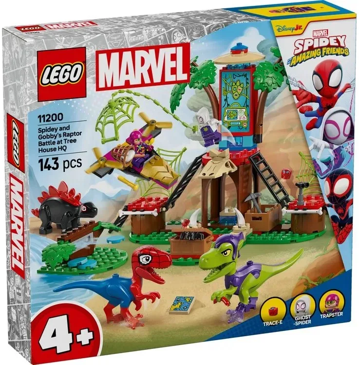 Конструктор LEGO Marvel Spidey Битва Спайди и раптора Гобби у штаба на дереве (11200) — фото 8