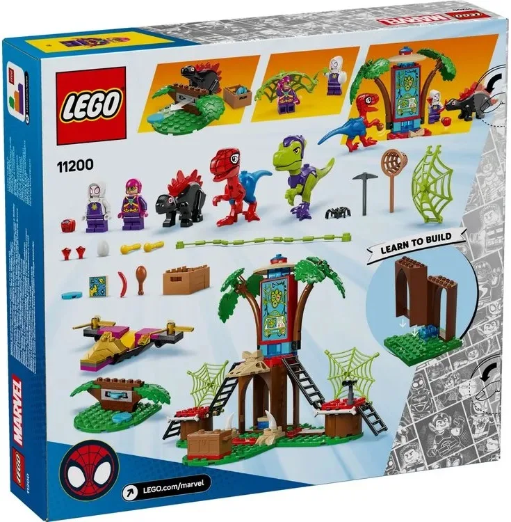 Конструктор LEGO Marvel Spidey Битва Спайди и раптора Гобби у штаба на дереве (11200) — фото 9