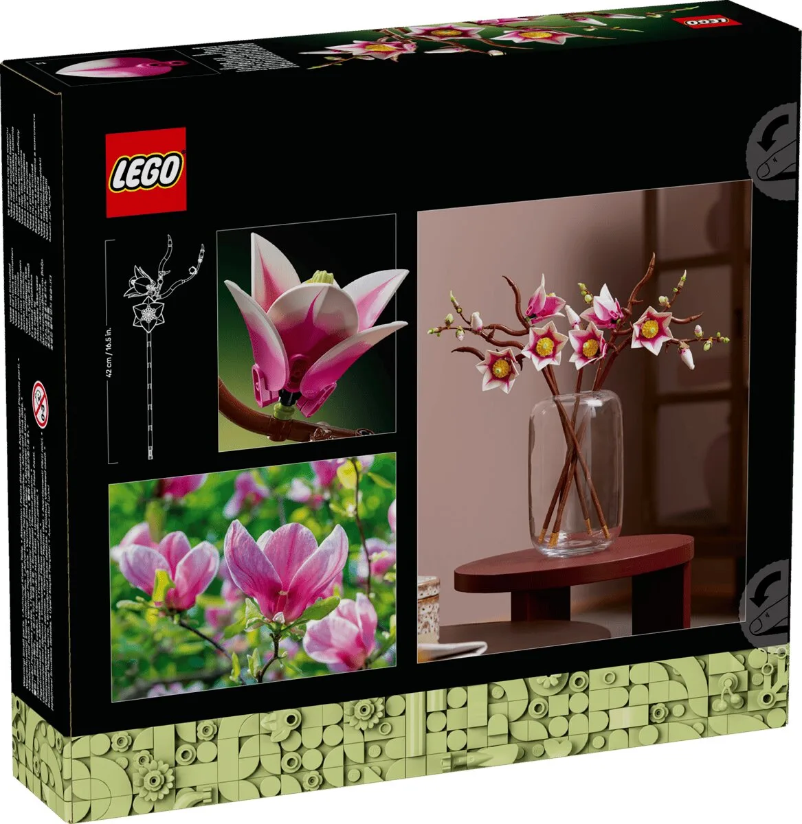 Конструктор LEGO Botanicals Ветки магнолии (11510) — фото 17