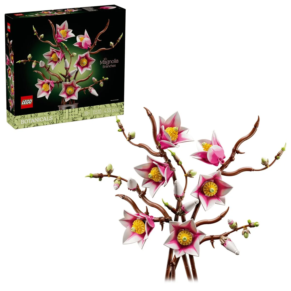 Конструктор LEGO Botanicals Ветки магнолии (11510) — фото 18