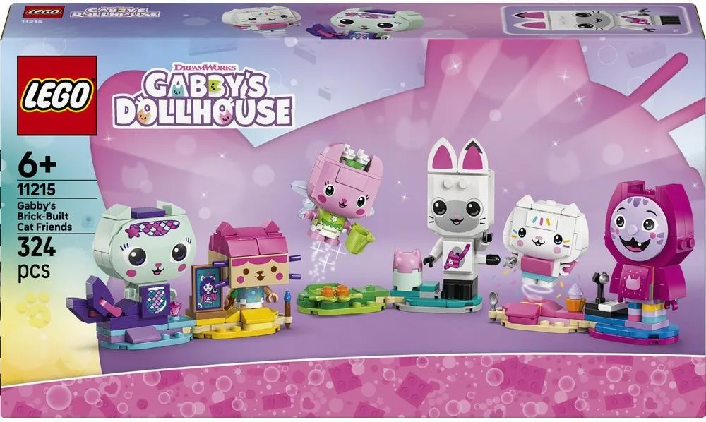 Конструктор LEGO Gabby's Dollhouse Друзі-коти Ґаббі з цеглинок (11215) — фото 5