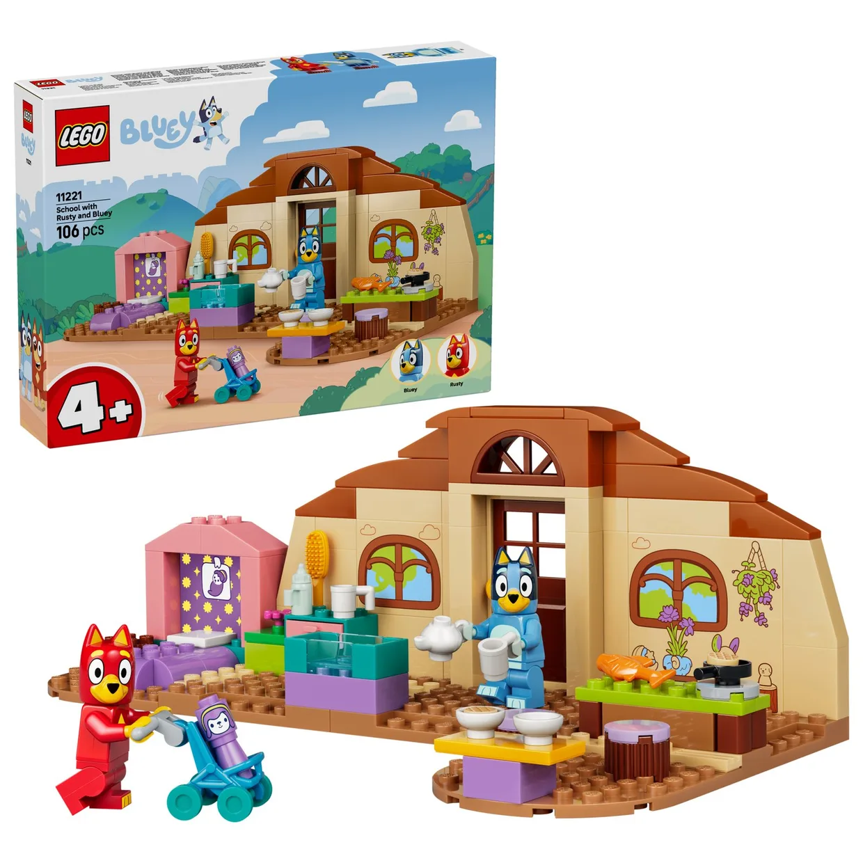 Конструктор LEGO Bluey Школа з Расті та Блуї (11221) — фото 11