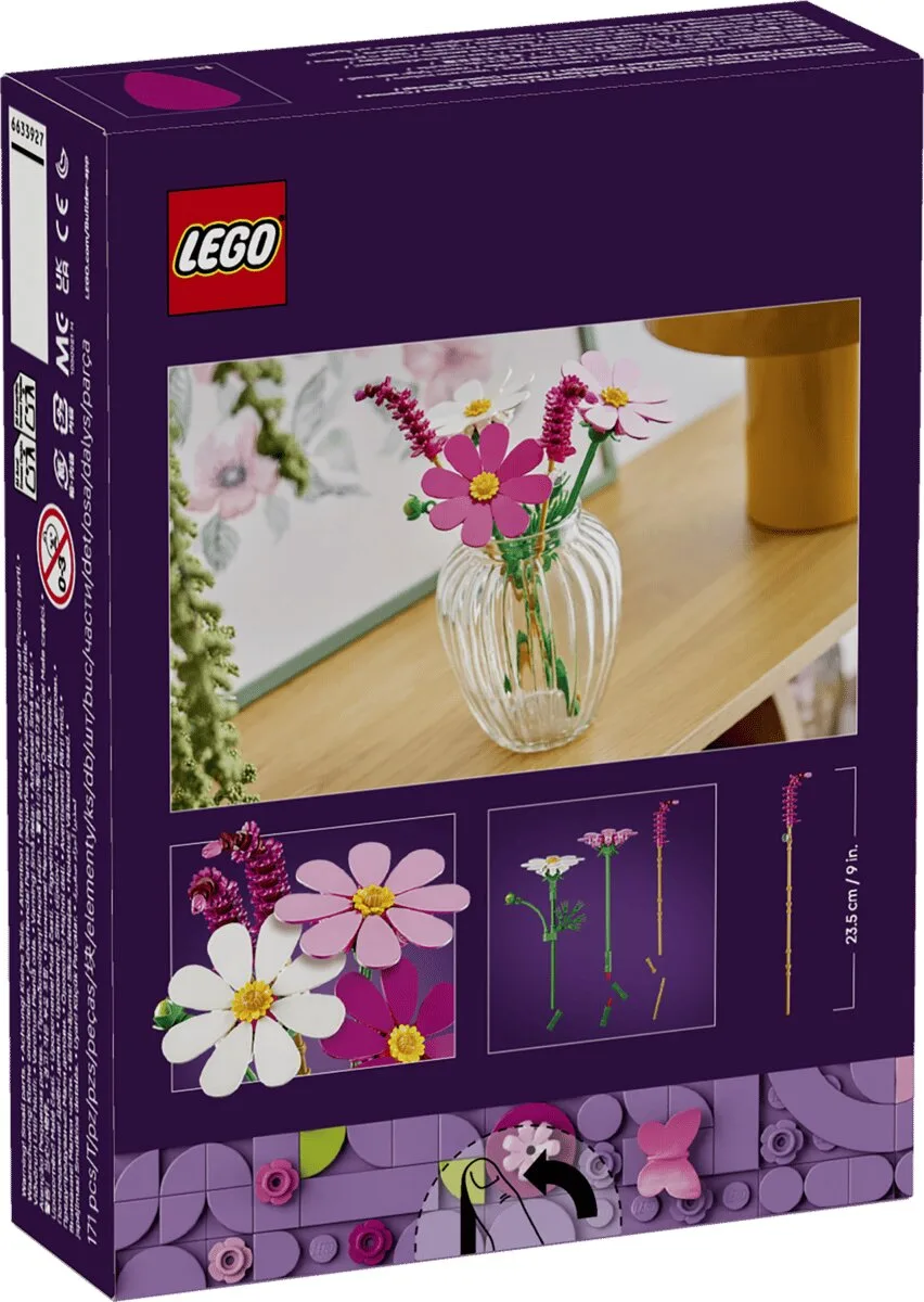 Конструктор LEGO Botanicals Цветы космеи (11514) — фото 11