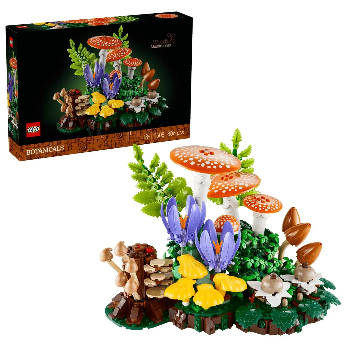 Конструктор LEGO Botanicals Лісові гриби (11505) — фото 14