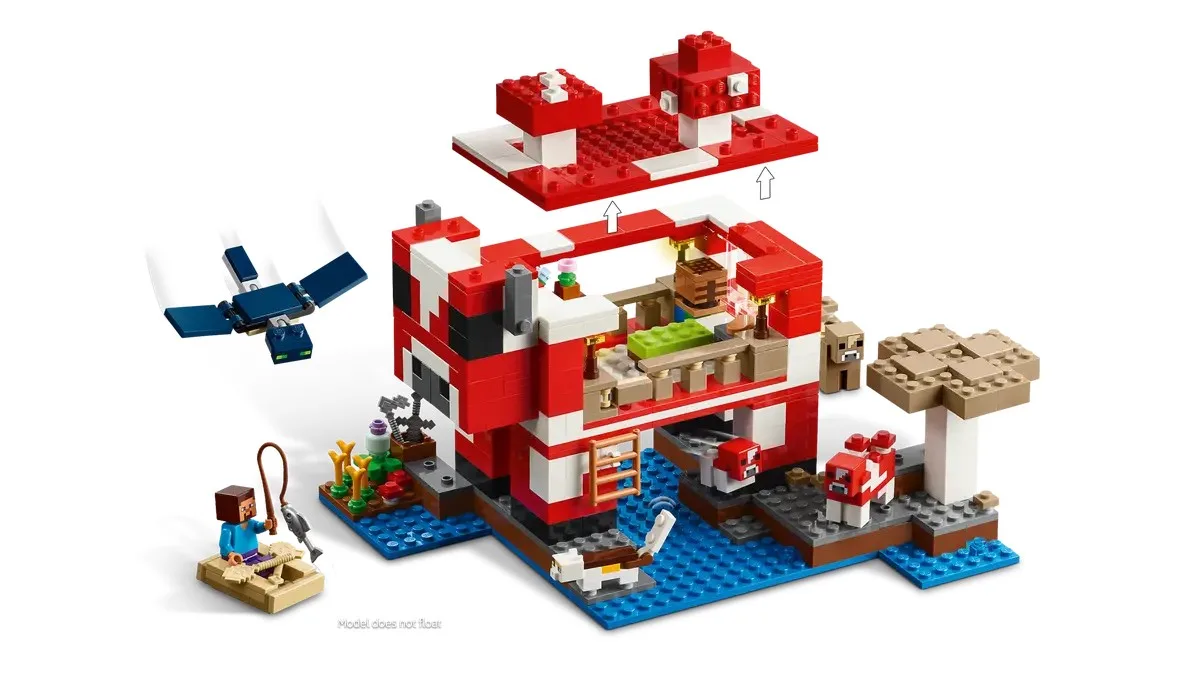 Конструктор LEGO Minecraft Будинок грибної корови (21270) — фото 2