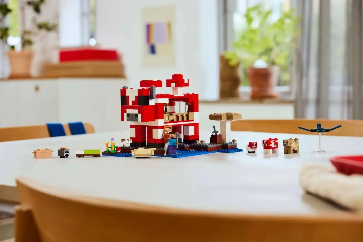 Конструктор LEGO Minecraft Будинок грибної корови (21270) — фото 8