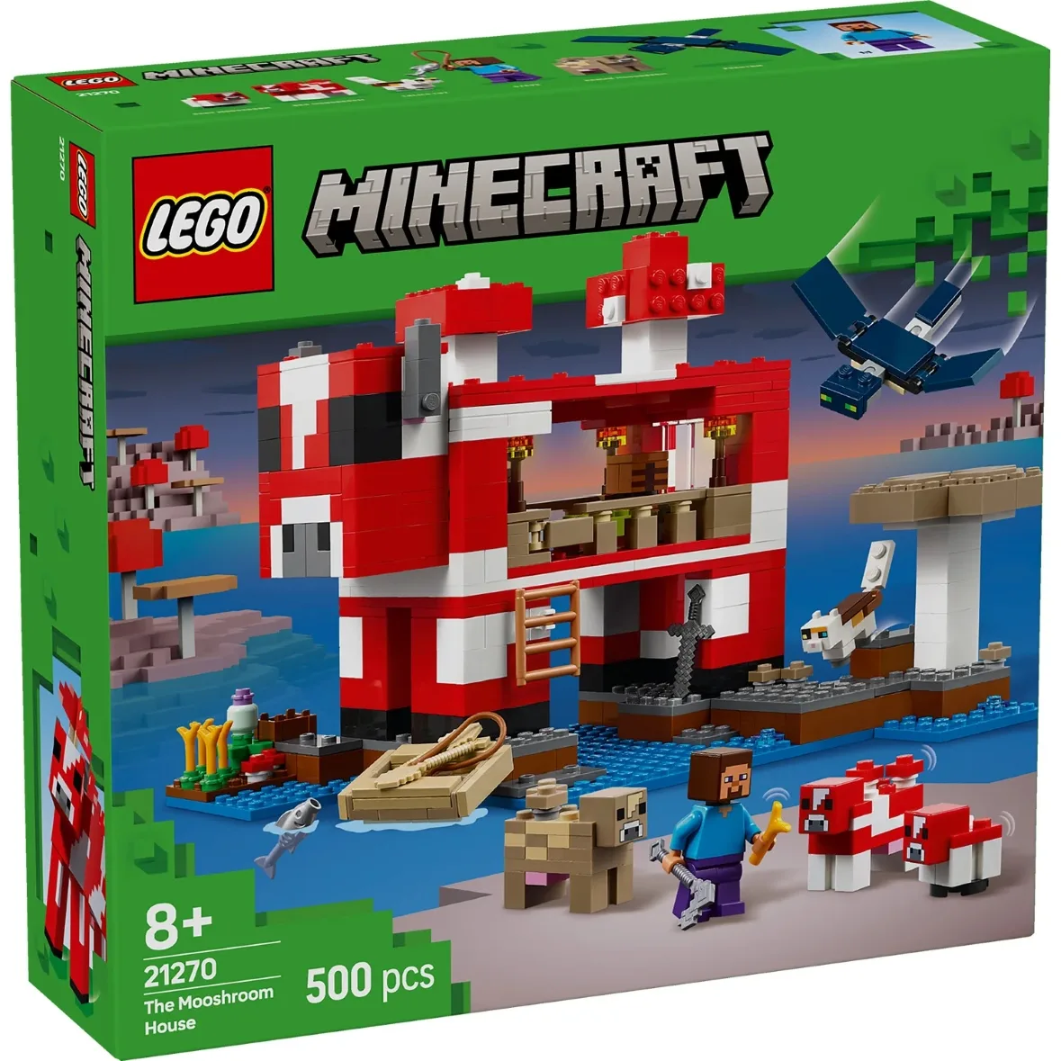 Конструктор LEGO Minecraft Будинок грибної корови (21270) — фото 9