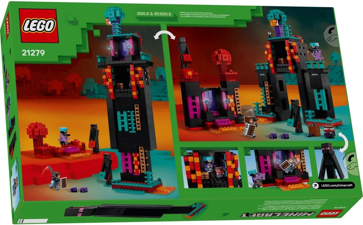 Конструктор LEGO Minecraft Башня Эндермена (21279) — фото 12