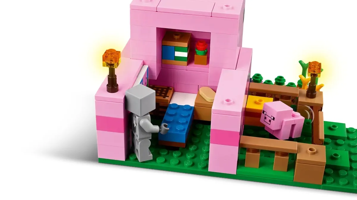 Конструктор LEGO Minecraft Будинок для поросят (21268) — фото 4