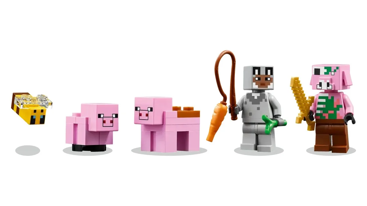 Конструктор LEGO Minecraft Будинок для поросят (21268) — фото 5
