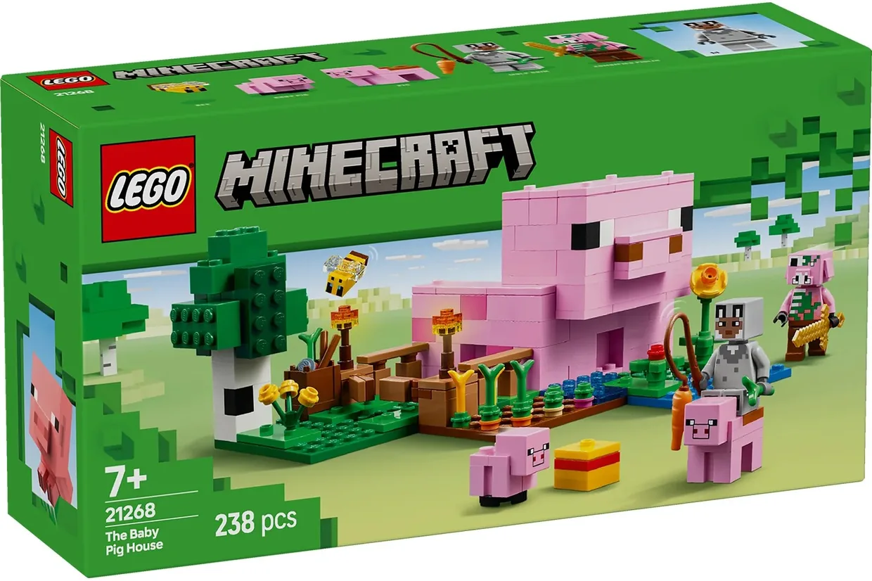 Конструктор LEGO Minecraft Будинок для поросят (21268) — фото 8