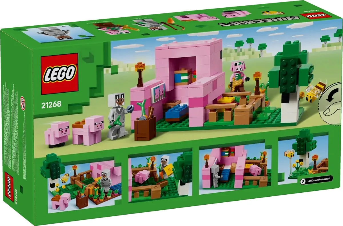 Конструктор LEGO Minecraft Будинок для поросят (21268) — фото 9