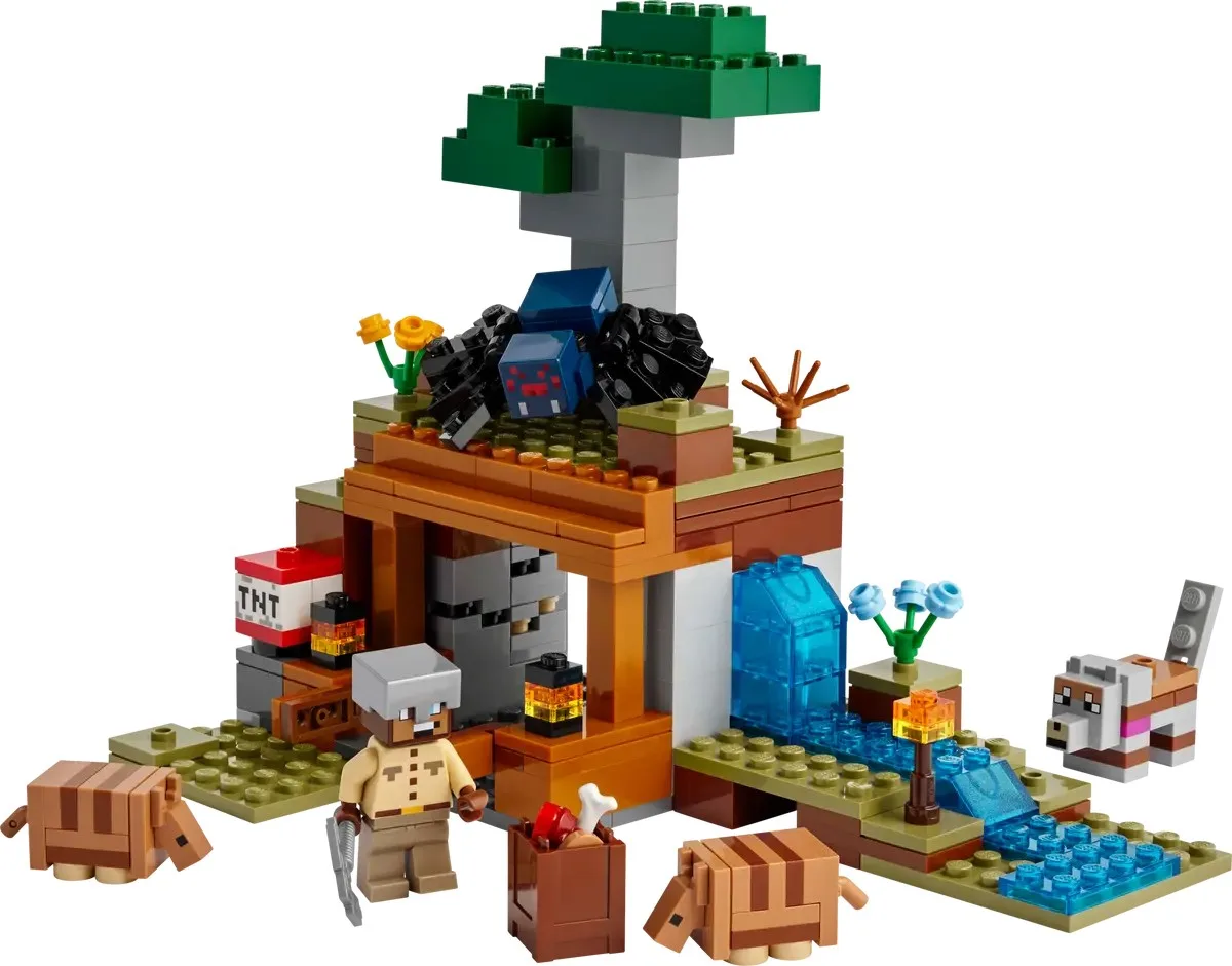 Конструктор LEGO Minecraft Шахтна експедиція броненосців (21269)