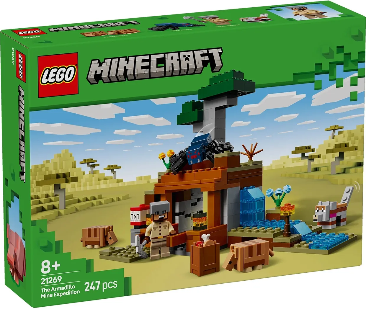 Конструктор LEGO Minecraft Шахтна експедиція броненосців (21269) — фото 9