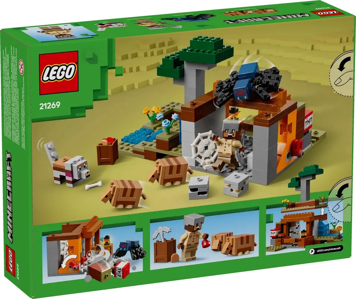 Конструктор LEGO Minecraft Шахтна експедиція броненосців (21269) — фото 10