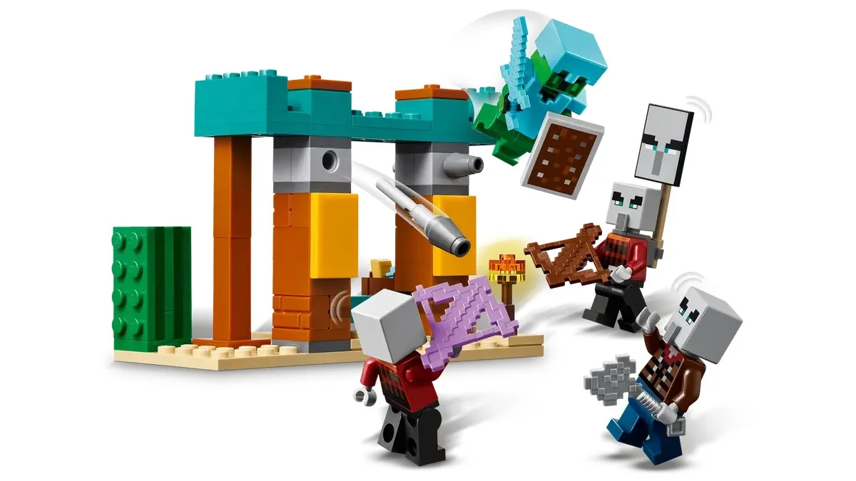 Конструктор LEGO Minecraft Пустынный патруль иллагеров (21267) — фото 2