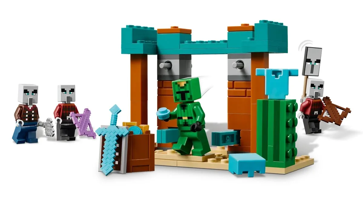 Конструктор LEGO Minecraft Пустынный патруль иллагеров (21267) — фото 3