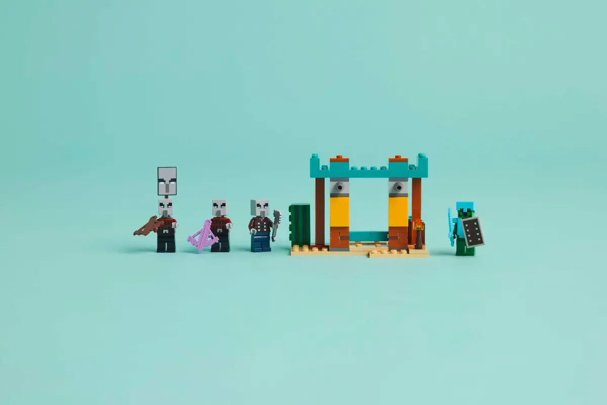 Конструктор LEGO Minecraft Пустынный патруль иллагеров (21267) — фото 7