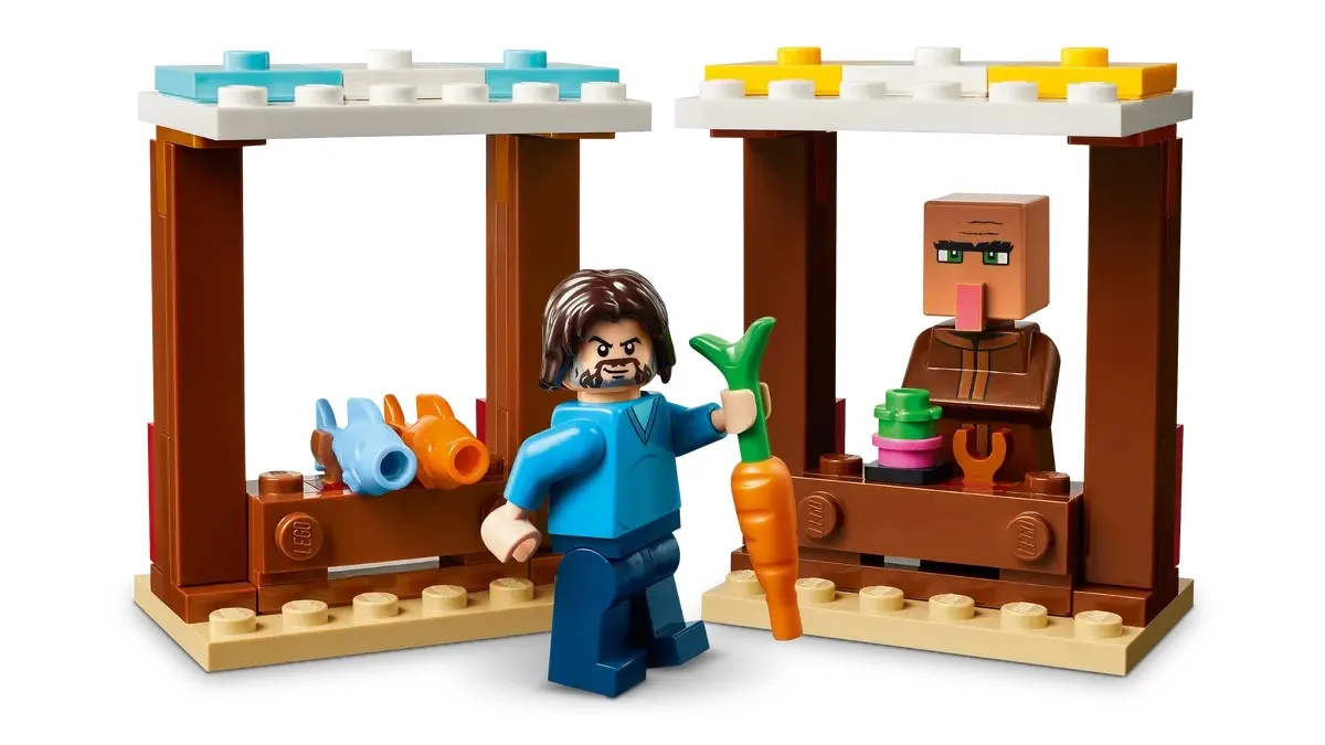 Конструктор LEGO Minecraft Нападение гаста-воздушного шара на деревню (21273) — фото 3
