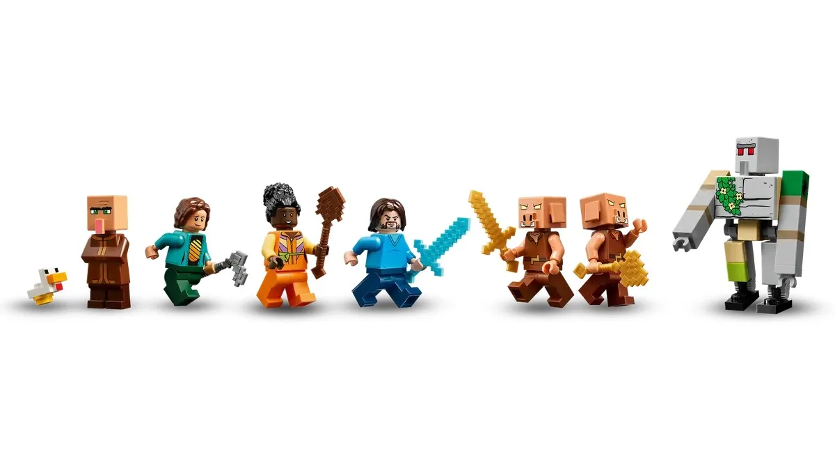 Конструктор LEGO Minecraft Нападение гаста-воздушного шара на деревню (21273) — фото 4