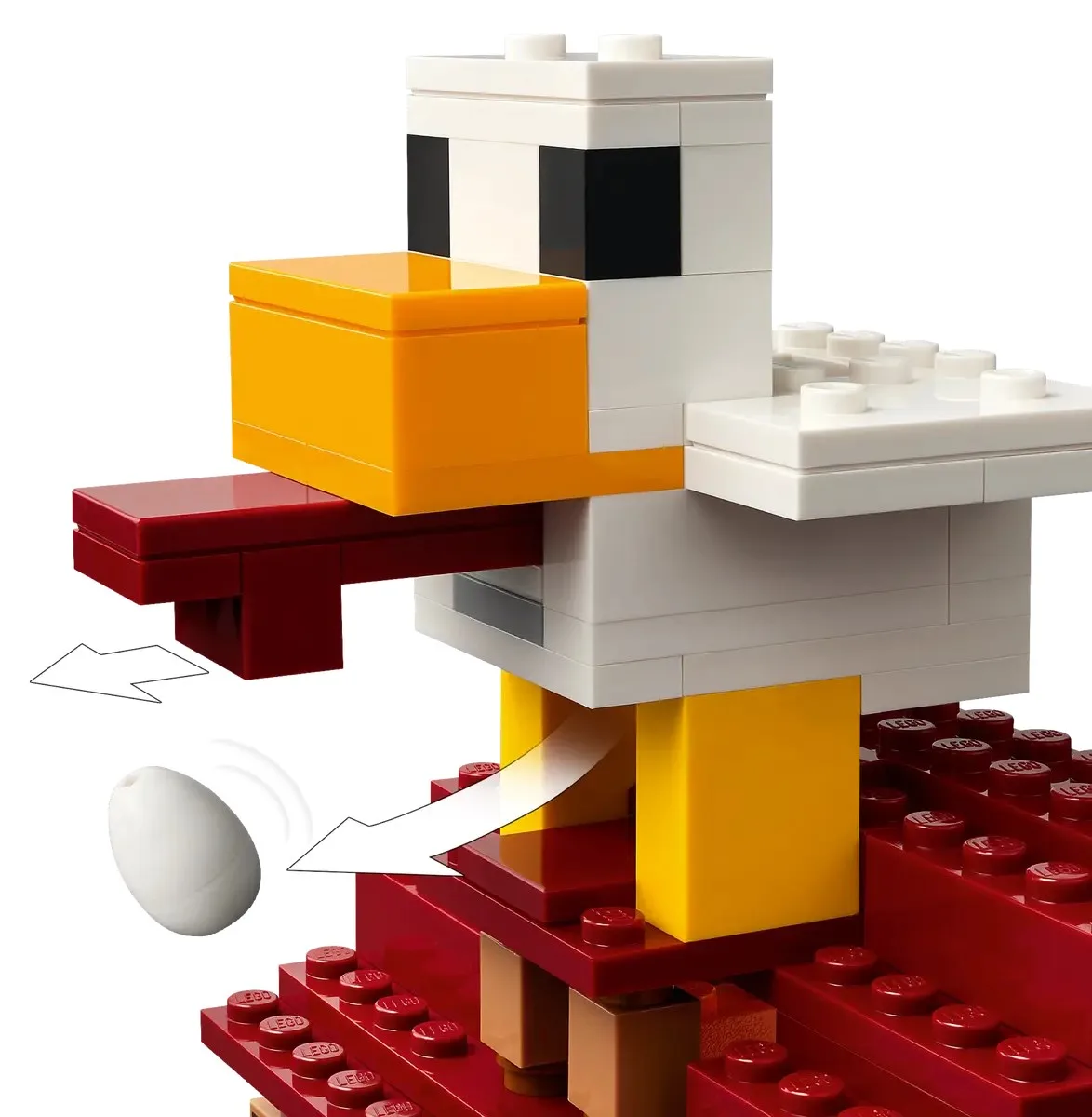 Конструктор LEGO Minecraft Нападение гаста-воздушного шара на деревню (21273) — фото 6