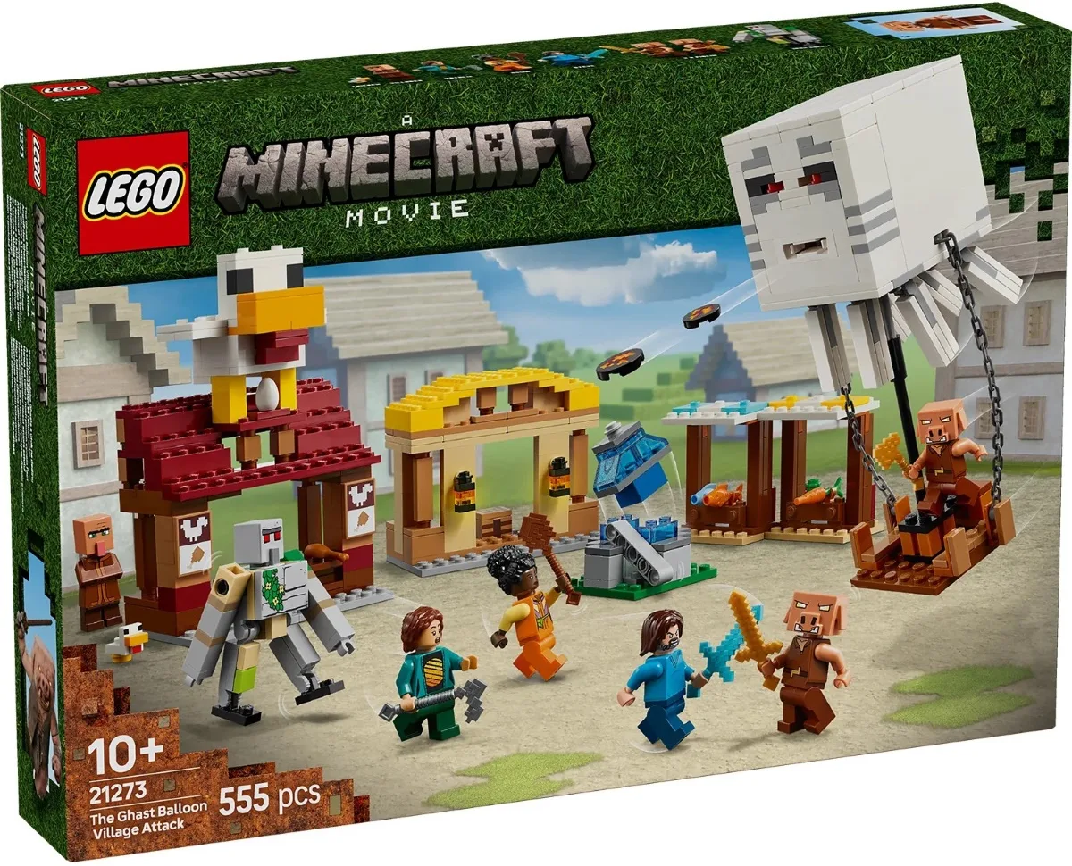 Конструктор LEGO Minecraft Нападение гаста-воздушного шара на деревню (21273) — фото 12