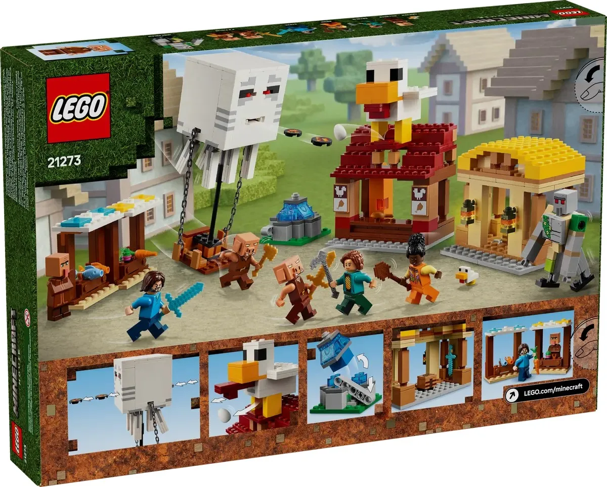 Конструктор LEGO Minecraft Нападение гаста-воздушного шара на деревню (21273) — фото 13
