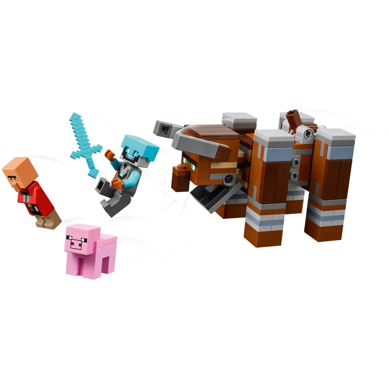 Конструктор LEGO Minecraft Аванпост разбойников и разоритель (21278) — фото 2