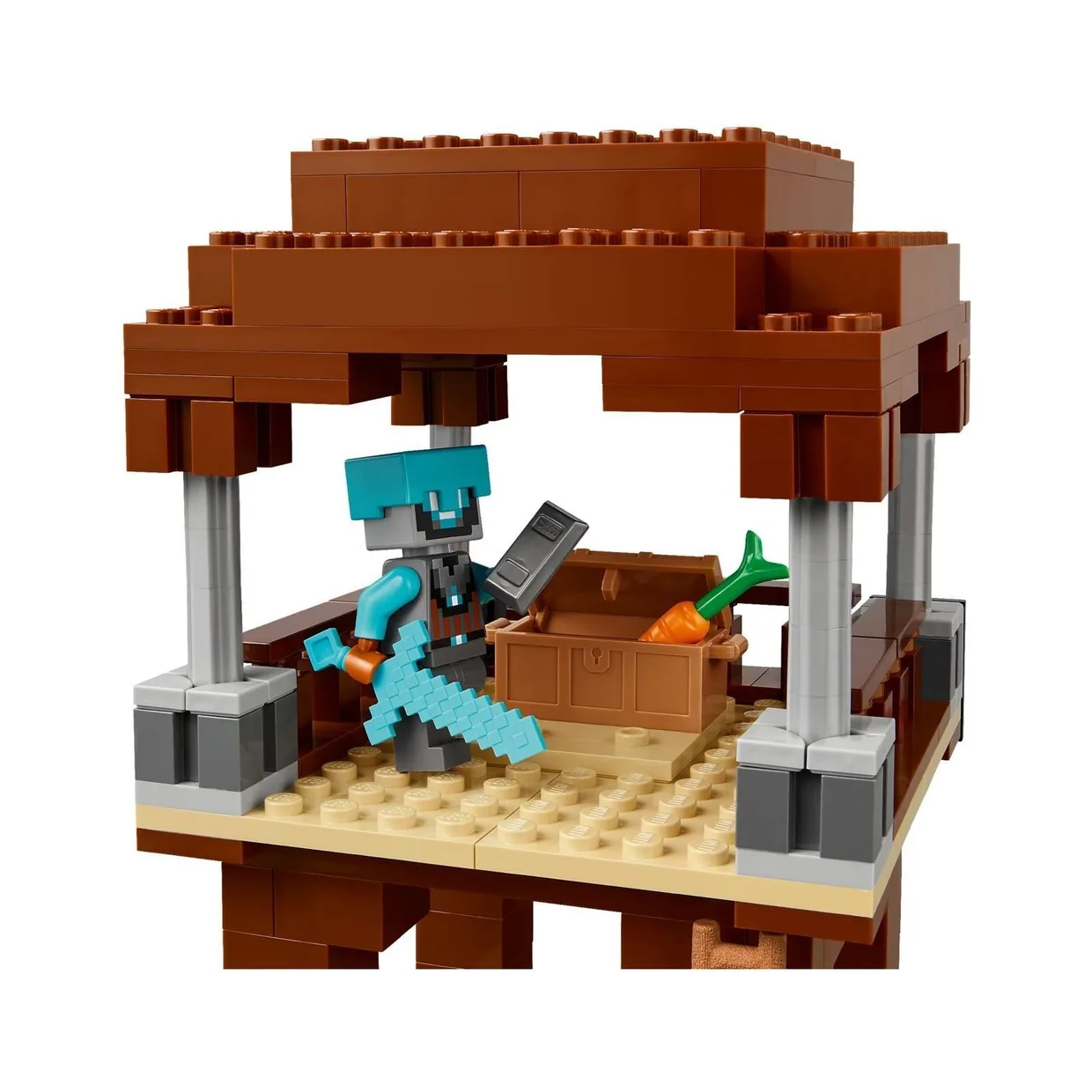 Конструктор LEGO Minecraft Аванпост разбойников и разоритель (21278) — фото 5