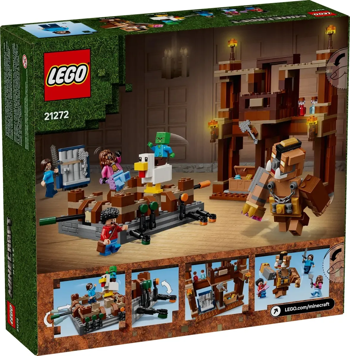 Конструктор LEGO Minecraft Бойцовский ринг в лесном особняке (21272) — фото 9