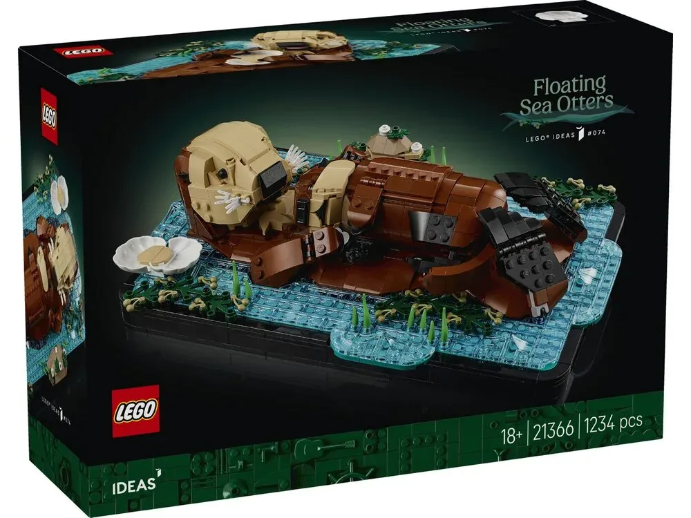Конструктор LEGO Ideas Морські видри на воді (21366) — фото 9