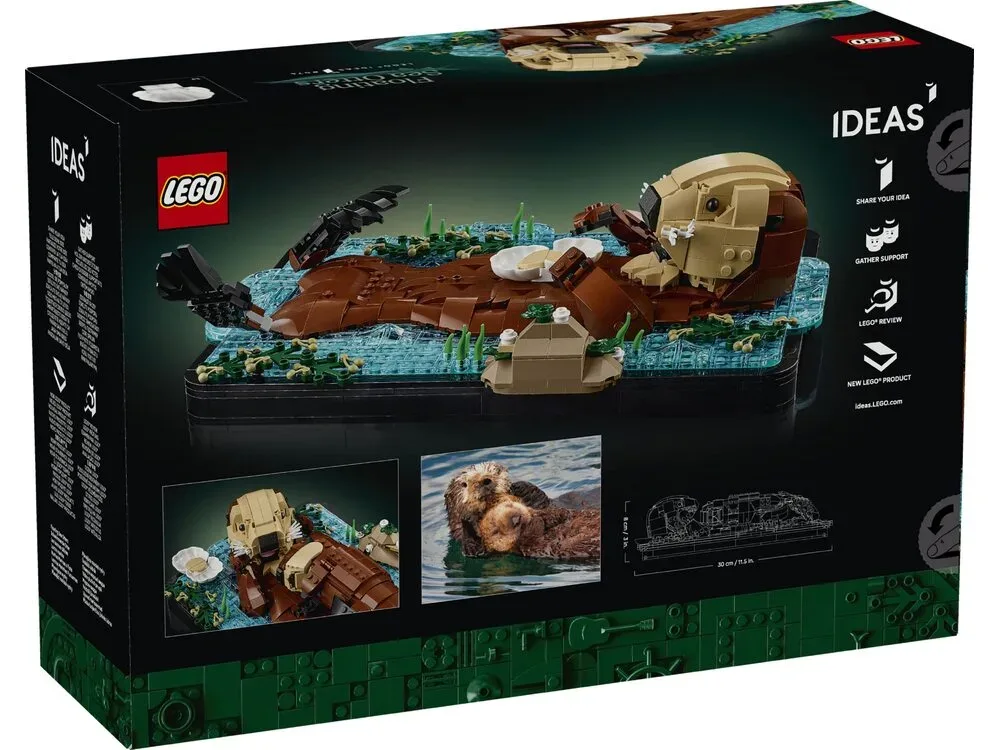 Конструктор LEGO Ideas Морські видри на воді (21366) — фото 10