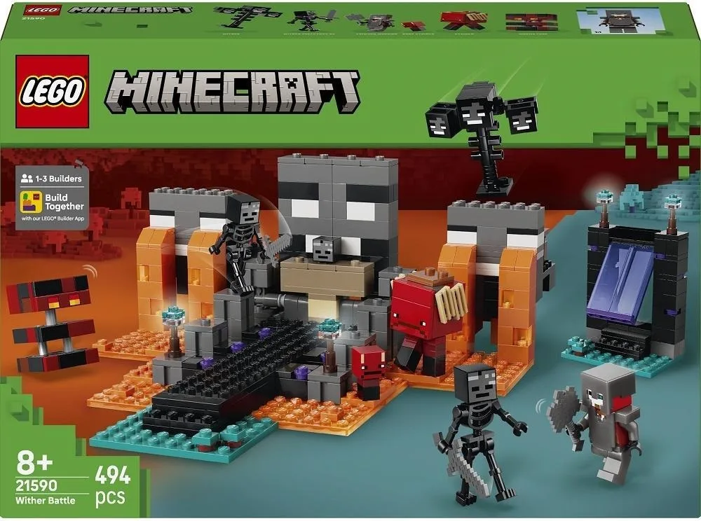 Конструктор LEGO Minecraft Битва с Визером (21590)