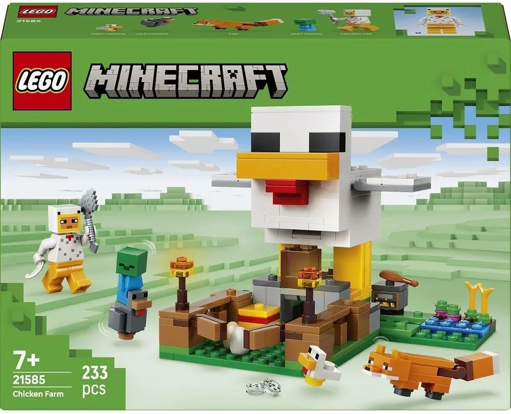Конструктор LEGO Minecraft Куриная ферма (21585)