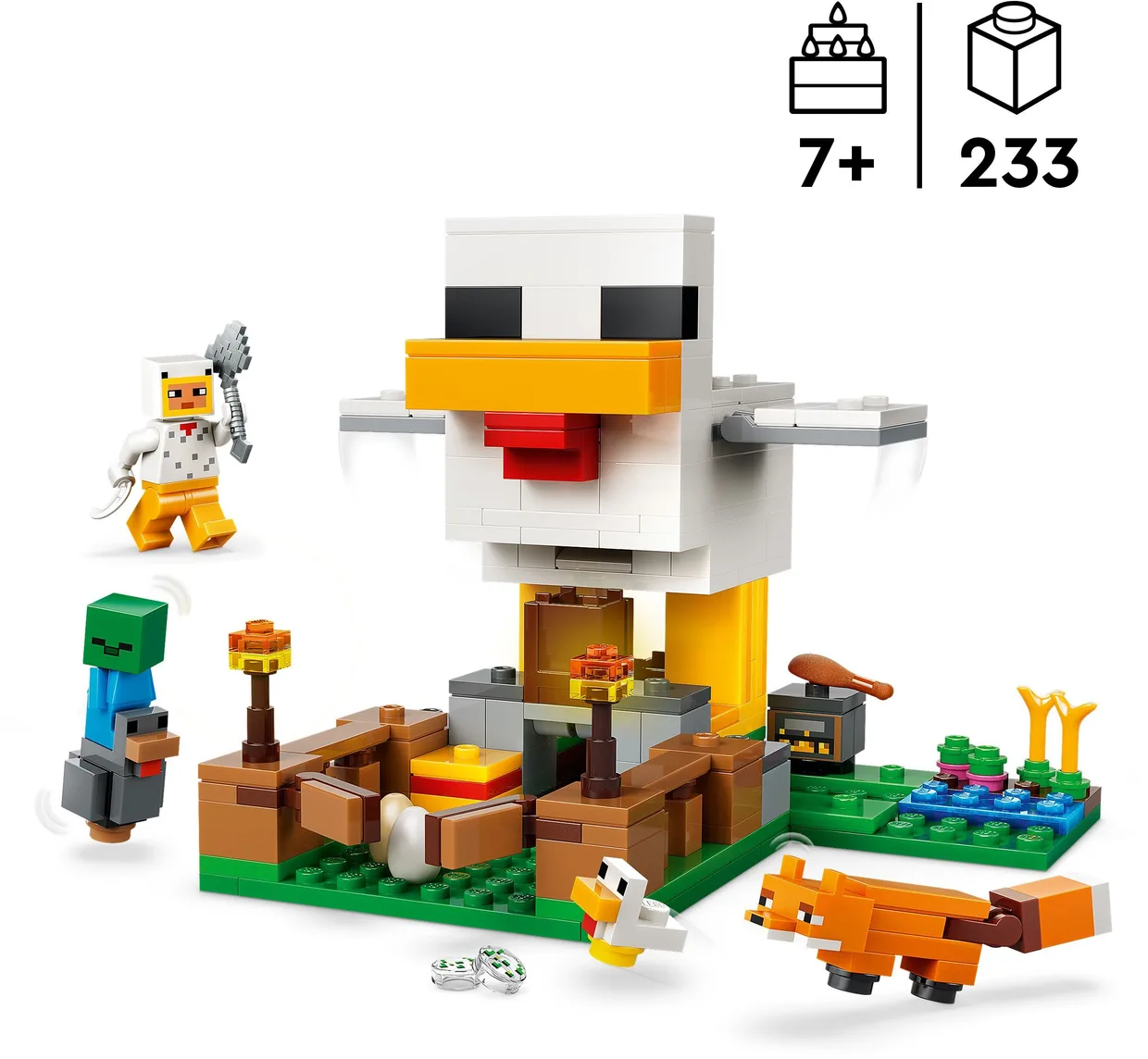 Конструктор LEGO Minecraft Куриная ферма (21585) — фото 2