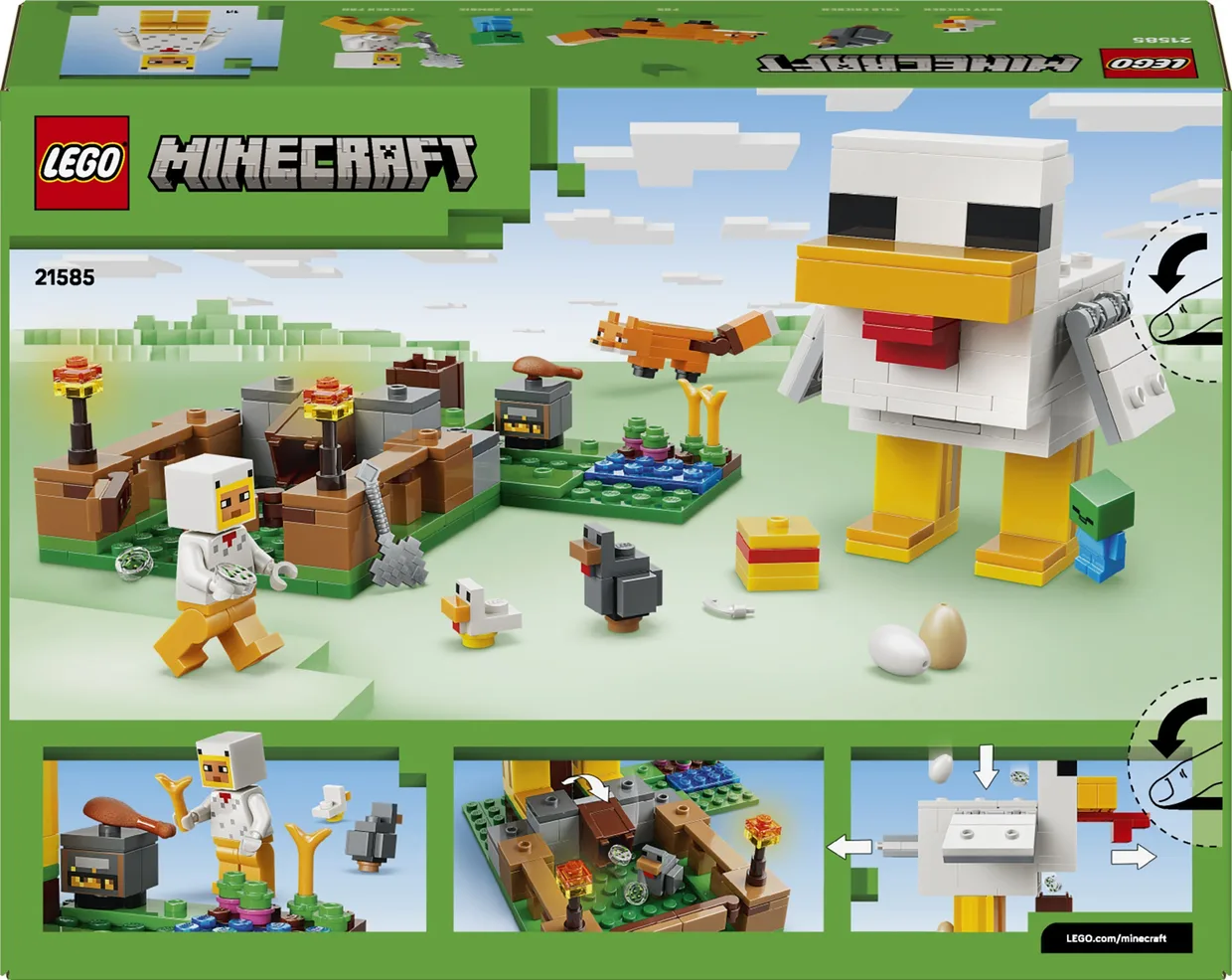 Конструктор LEGO Minecraft Куриная ферма (21585) — фото 10