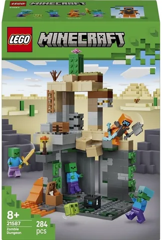 Конструктор LEGO Minecraft Подземелье зомби (21587)