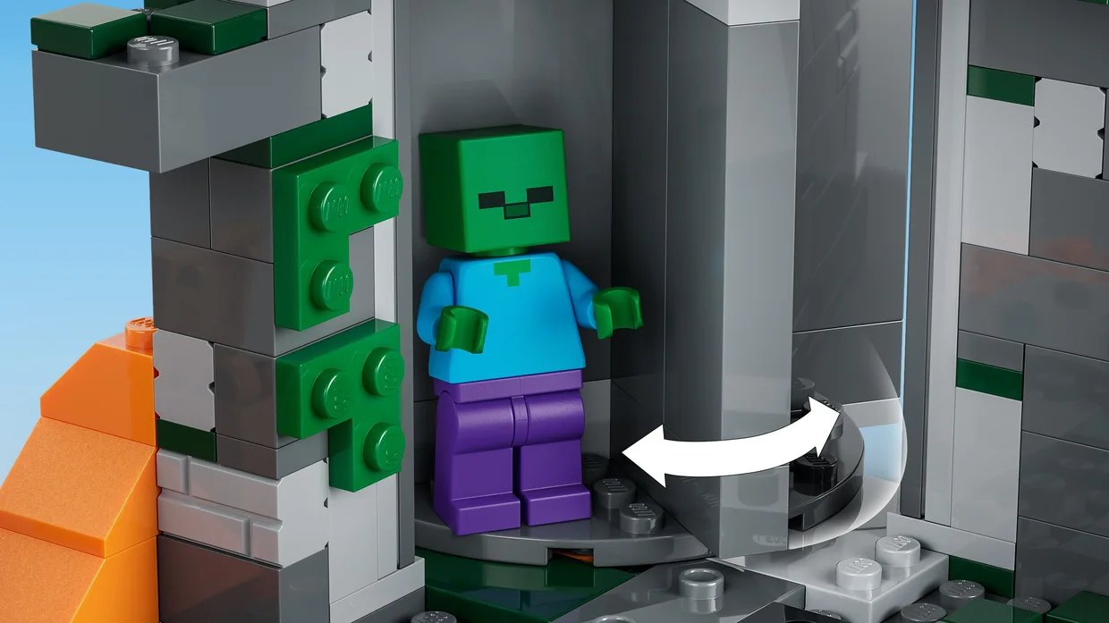 Конструктор LEGO Minecraft Підземелля зомбі (21587) — фото 9