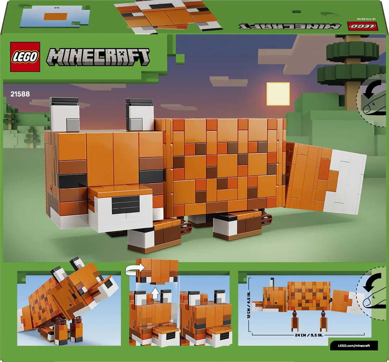 Конструктор LEGO Minecraft Лиса (21588) — фото 10