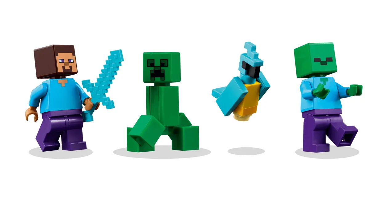 Конструктор LEGO Minecraft Дом из TNT в джунглях (21275) — фото 5