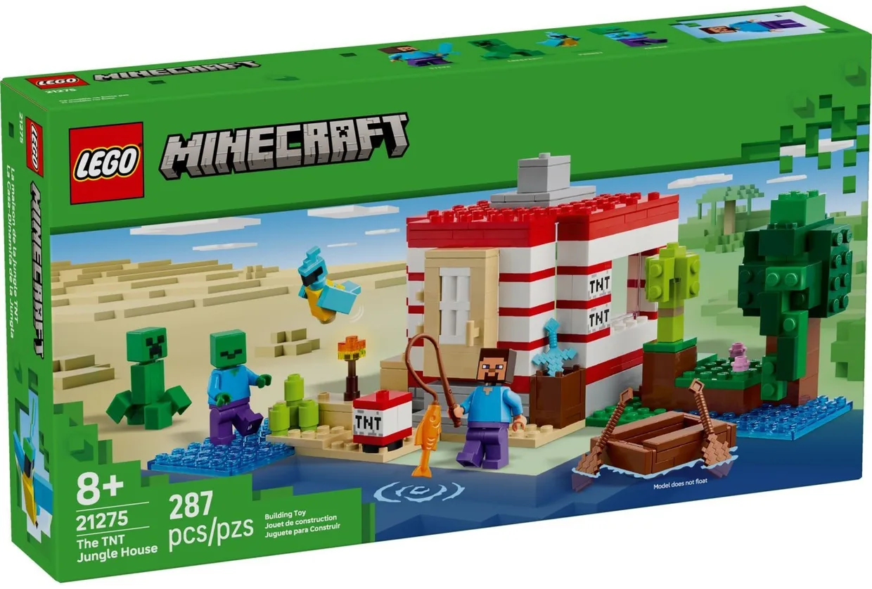 Конструктор LEGO Minecraft Дом из TNT в джунглях (21275) — фото 10
