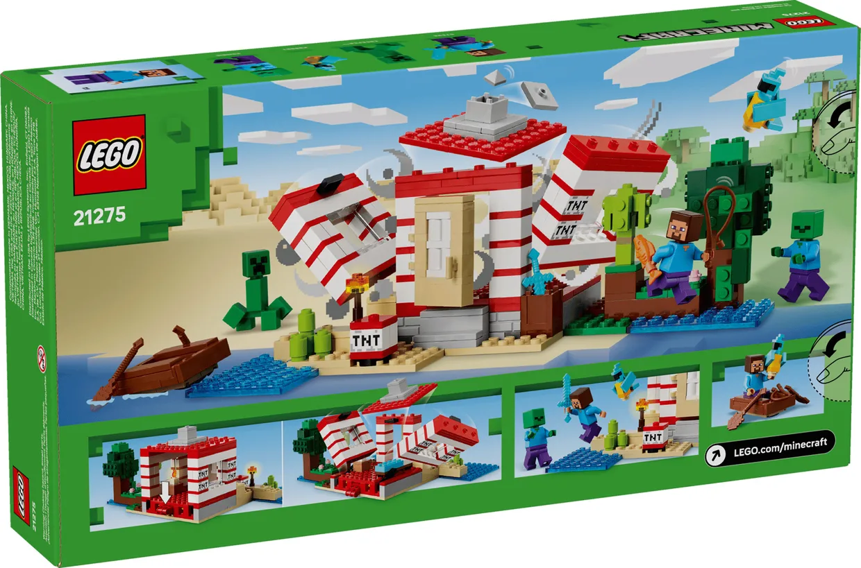 Конструктор LEGO Minecraft Дом из TNT в джунглях (21275) — фото 11