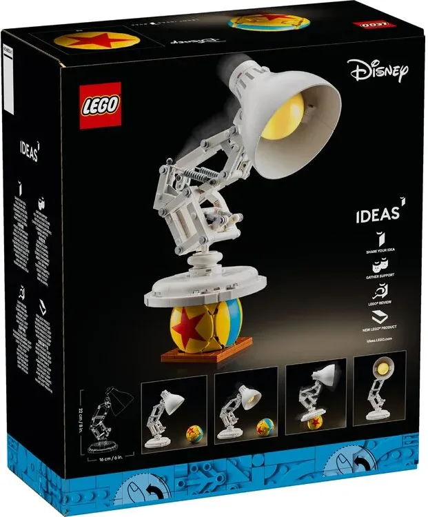 Конструктор LEGO Ideas Disney Pixar Лампа Luxo Jr. (21357) — фото 12