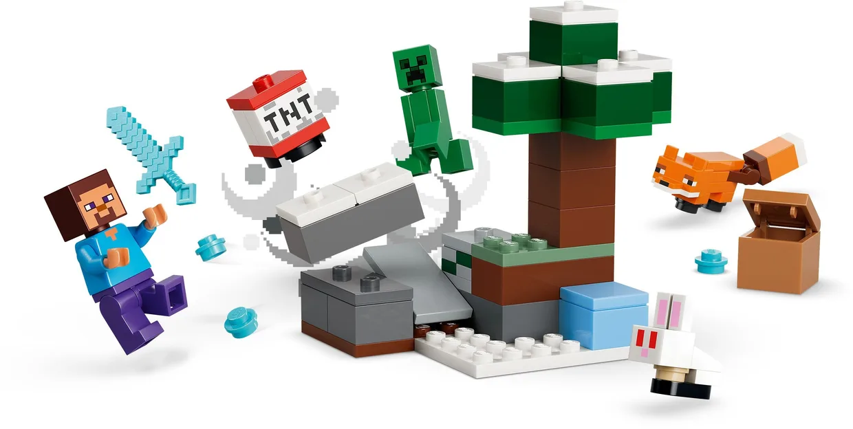 Конструктор LEGO Minecraft Приключения Стива в тайге (21583) — фото 2