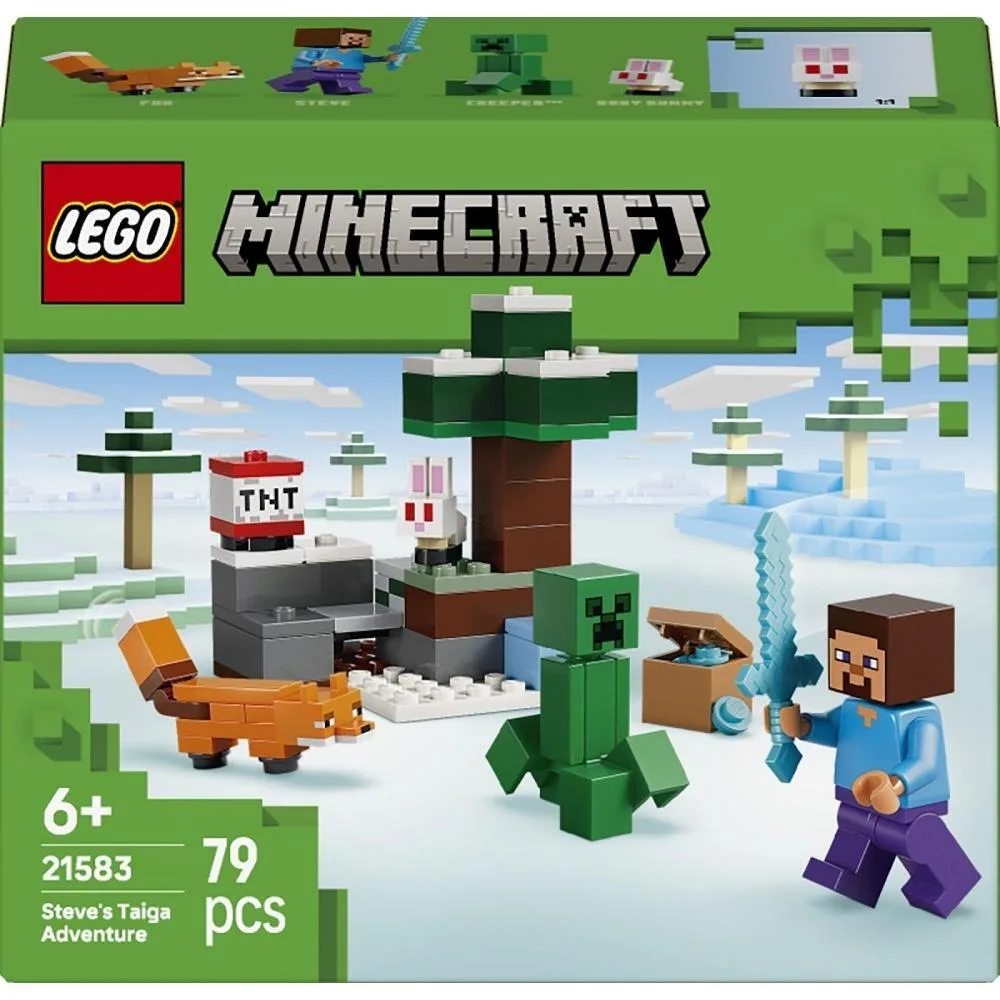 Конструктор LEGO Minecraft Приключения Стива в тайге (21583) — фото 6