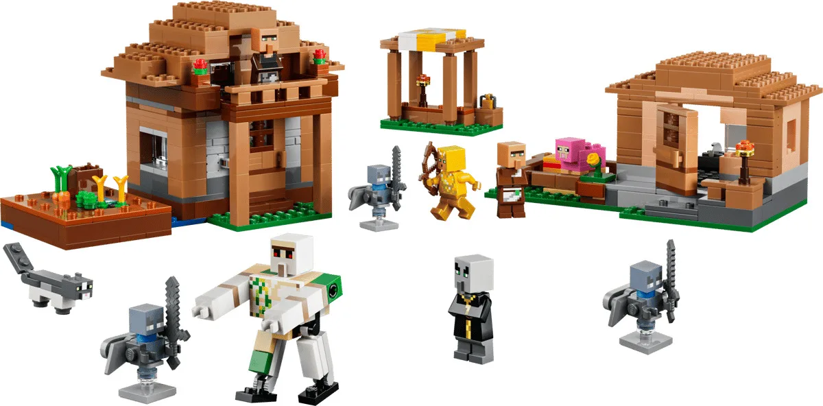 Конструктор LEGO Minecraft Нападение заклинателя на деревню (21596) — фото 2